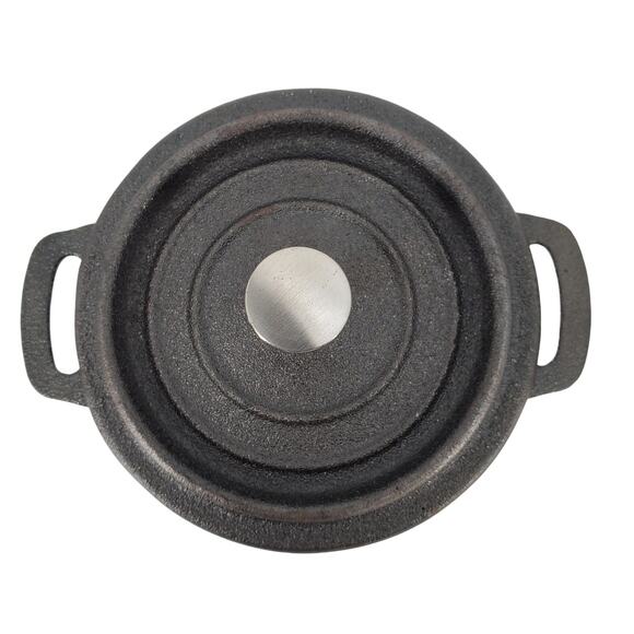 Sedona Kitchen 2pc Seasoned Cast Iron Mini Dutch Oven Round Mini Cocotte New - Picture 7 of 8